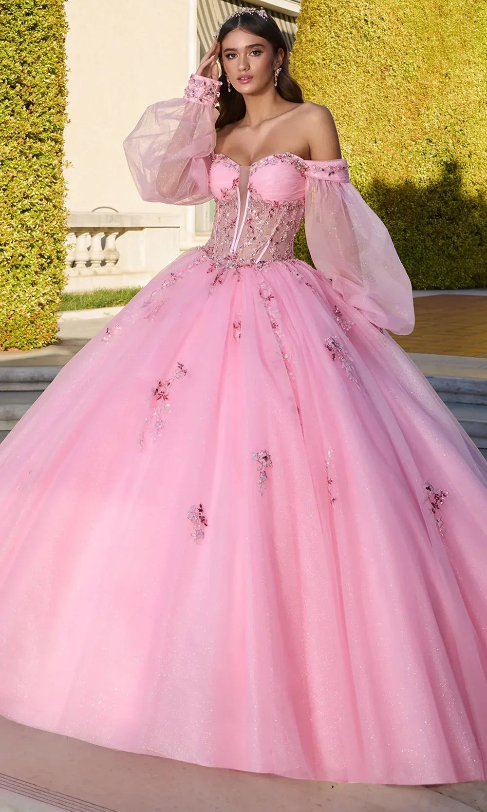 Ashley Lauren 30116 - Sequin Appliqued Sweetheart Ballgown