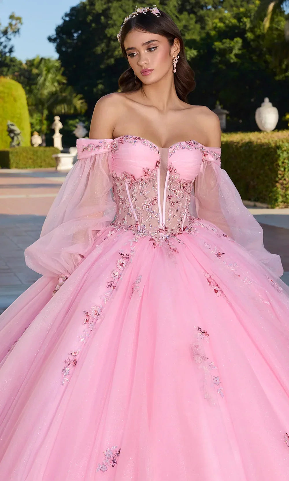 Ashley Lauren 30116 - Sequin Appliqued Sweetheart Ballgown