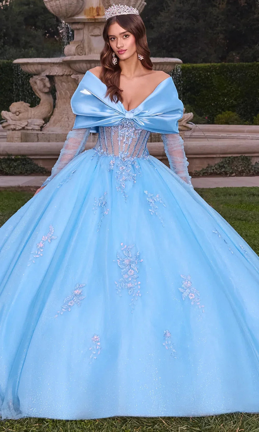 Ashley Lauren 30117 - Beaded Embroidered Sweetheart Ballgown