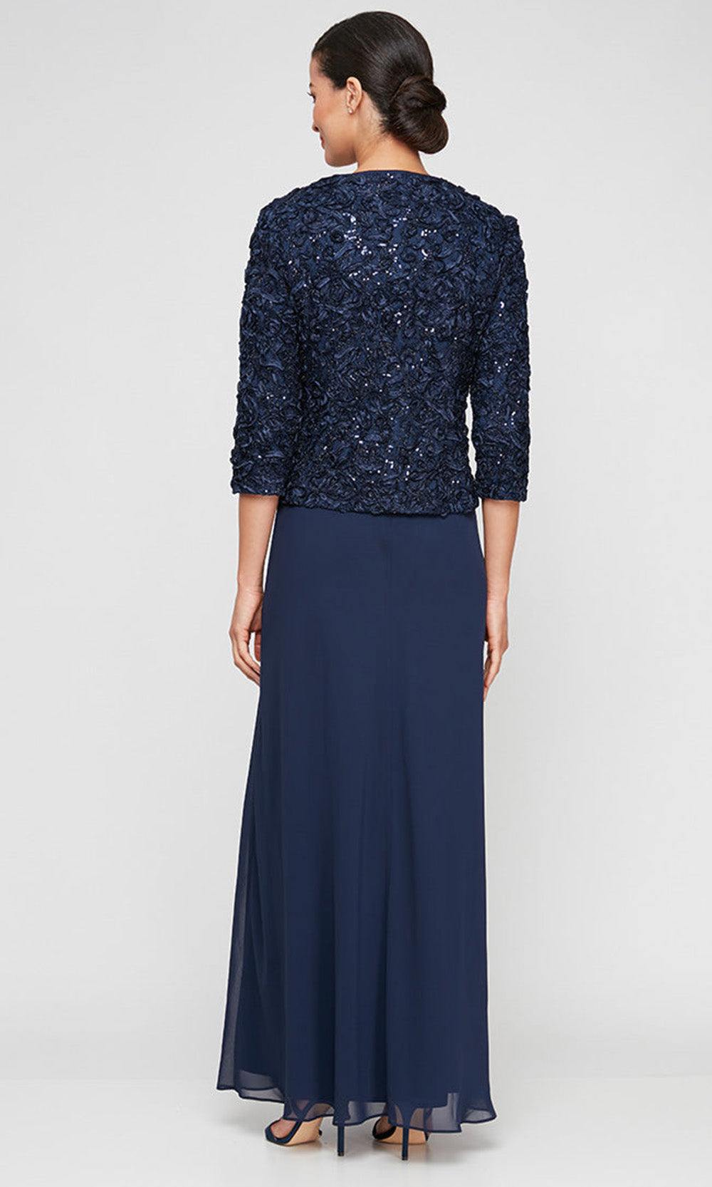 Alex Evenings 82122629 - Scoop Neckline Empire Waist Formal Dress