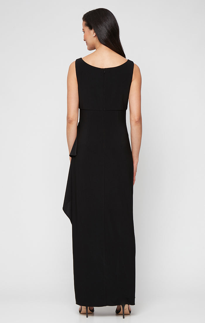 Alex Evenings 82351695 - Sleeveless Matte Jersey Gown with Slit