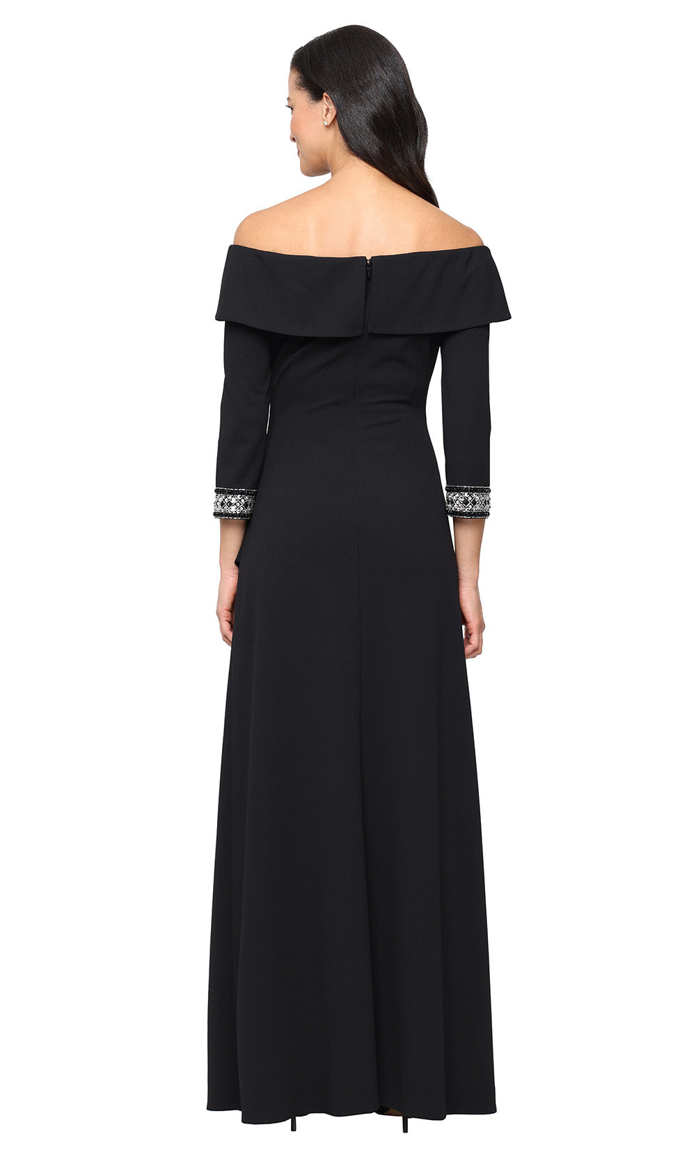 Alex Evenings 8160531 - Cascading Ruffle Long Sleeve Evening Gown