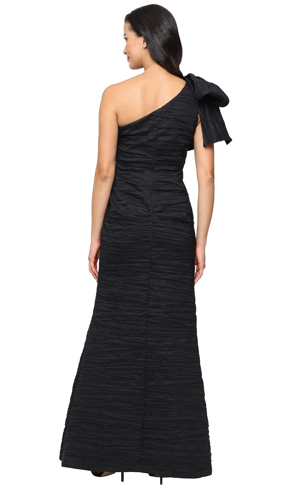 Alex Evenings 8166690 - Ruched Bodice Asymmetric Long Gown