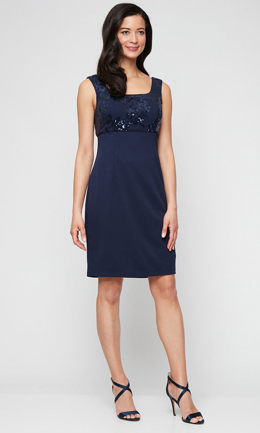 Alex Evenings 84961003 - Sequin Ornate Sheath Two Piece Dress