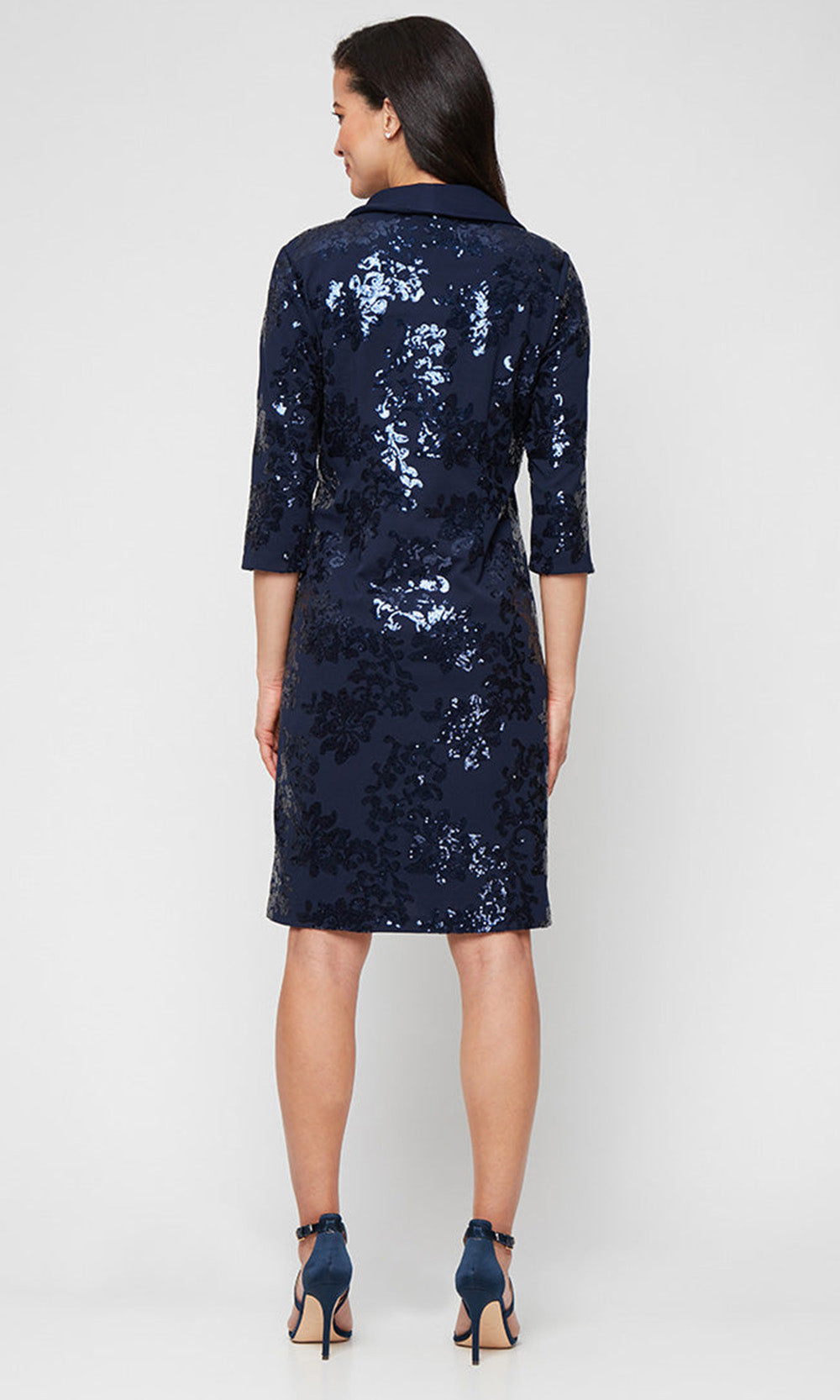 Alex Evenings 84961003 - Sequin Ornate Sheath Two Piece Dress