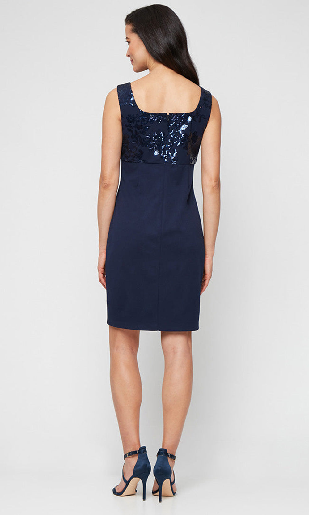 Alex Evenings 84961003 - Sequin Ornate Sheath Two Piece Dress