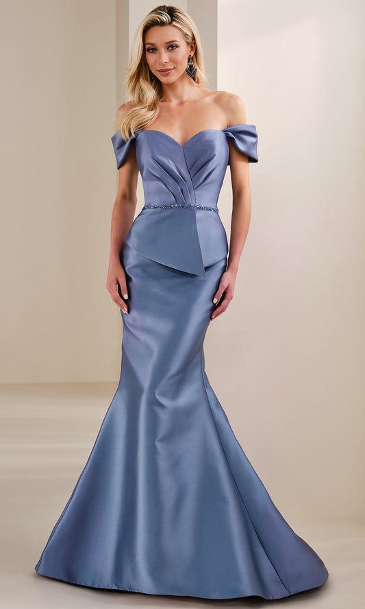 Montage by Mon Cheri M3106MKD - Mermaid Skirt Strapless Pleated Gown