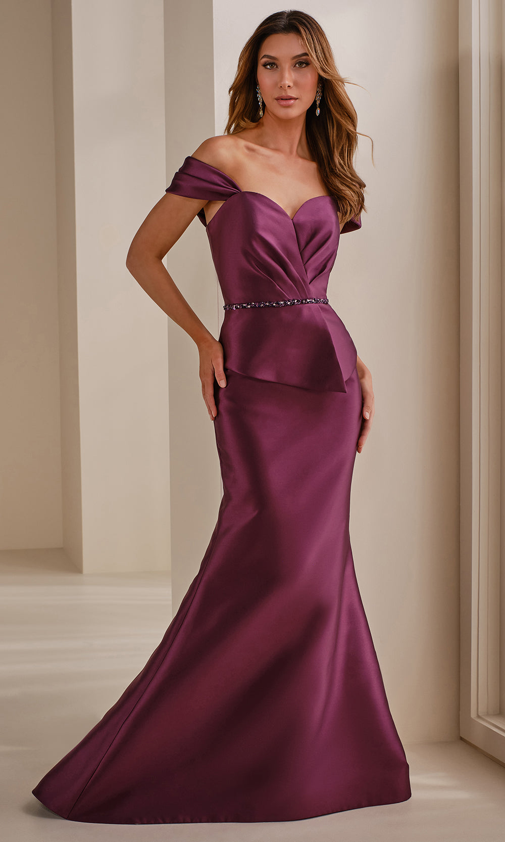 Montage by Mon Cheri M3106MKD - Mermaid Skirt Strapless Pleated Gown