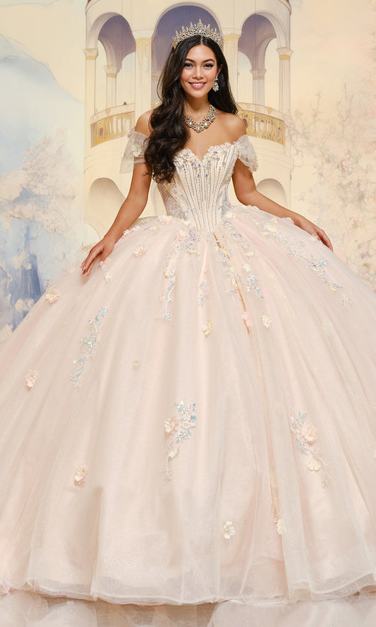 Princesa by Ariana Vara PR30202 - Strapless Corset Floral Ballgown