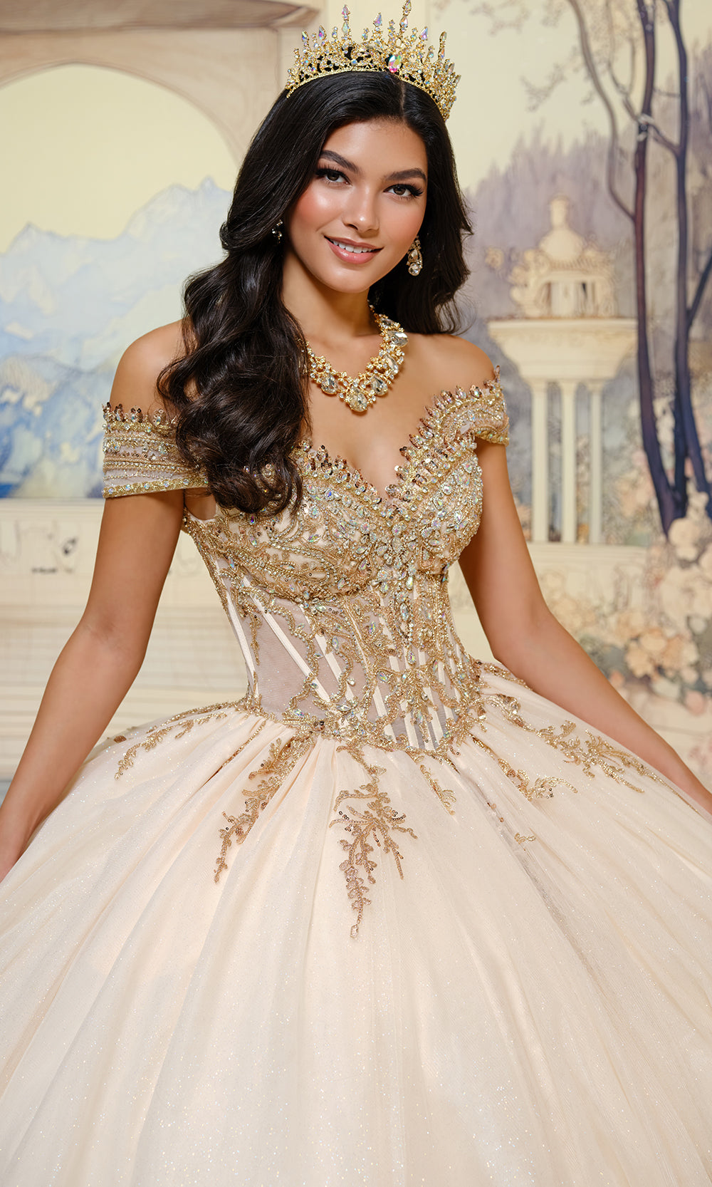 Princesa by Ariana Vara PR30211 - Sweetheart Beaded Ballgown with Back Bow