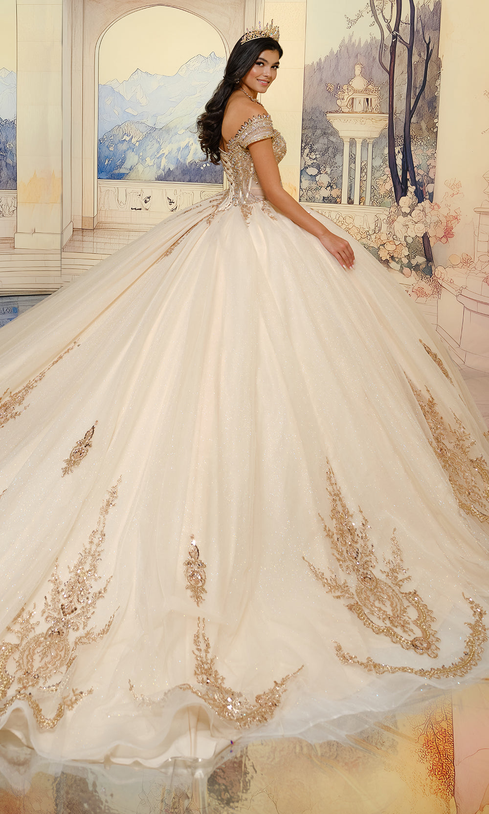 Princesa by Ariana Vara PR30211 - Sweetheart Beaded Ballgown with Back Bow