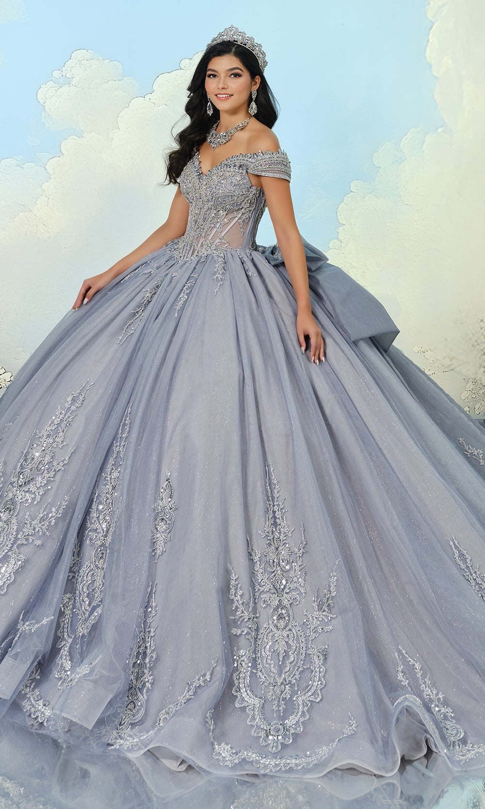 Princesa by Ariana Vara PR30211 - Sweetheart Beaded Ballgown with Back Bow