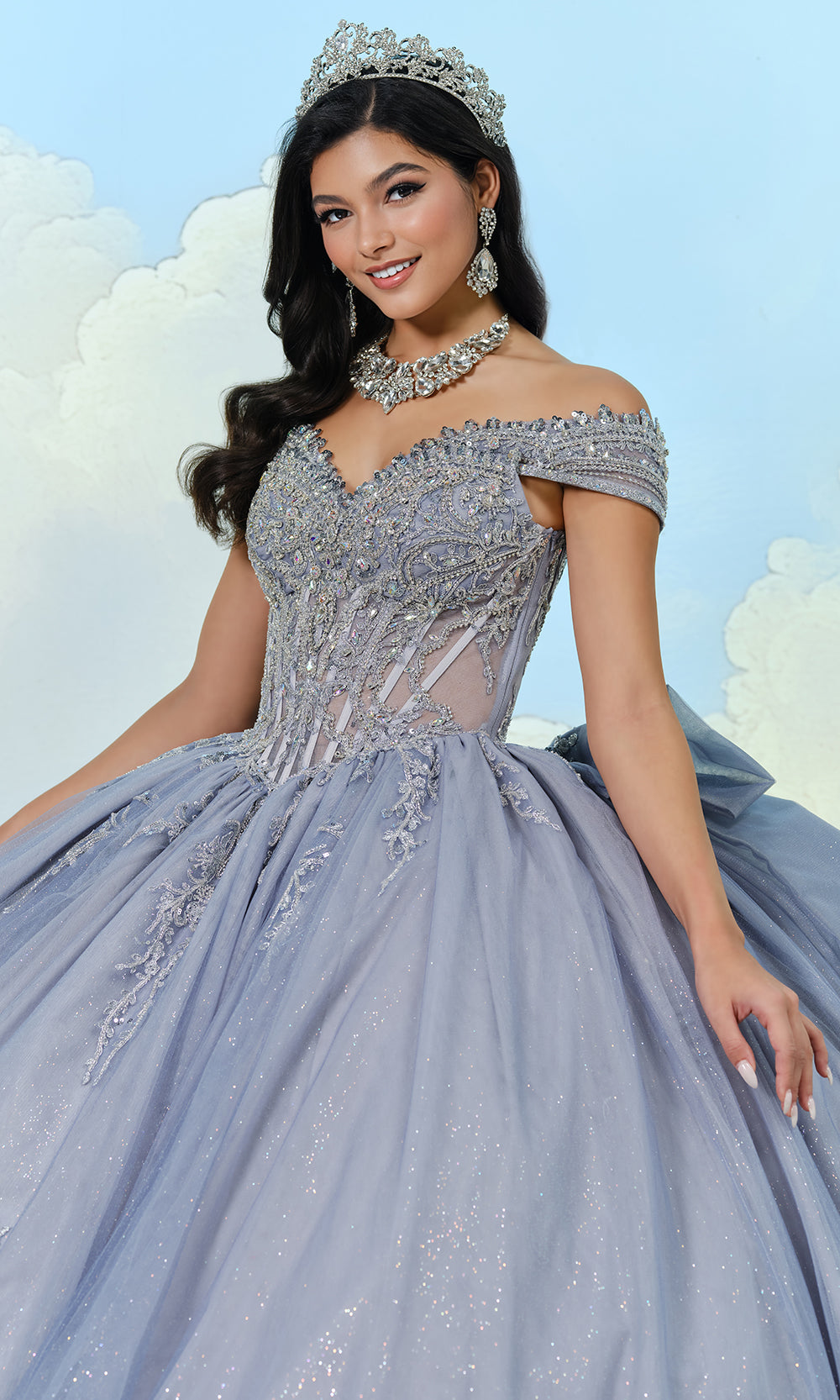 Princesa by Ariana Vara PR30211 - Sweetheart Beaded Ballgown with Back Bow