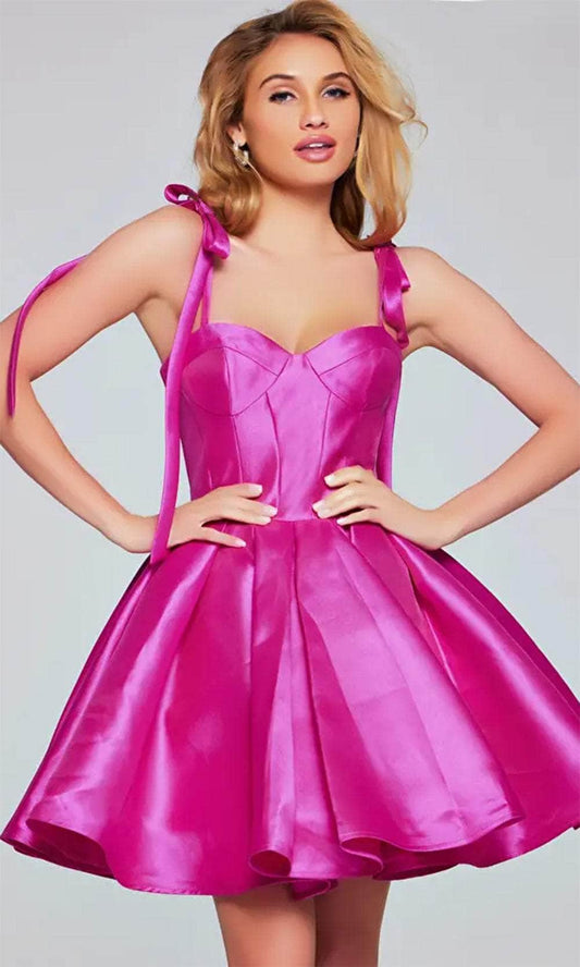 Jovani 39979 - Sleek Cocktail Bustier Gown