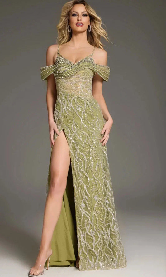 Jovani 45072 - Fully Beaded Formal Dress