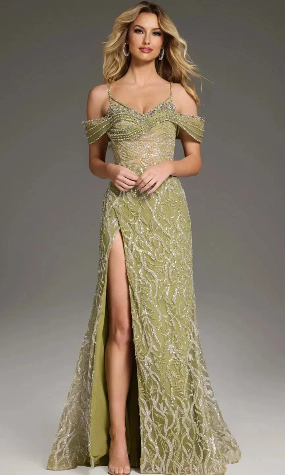 Jovani 45072 - Fully Beaded Formal Dress