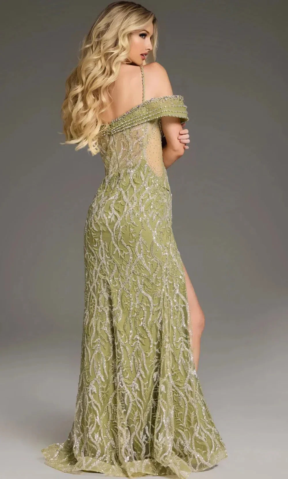 Jovani 45072 - Fully Beaded Formal Dress