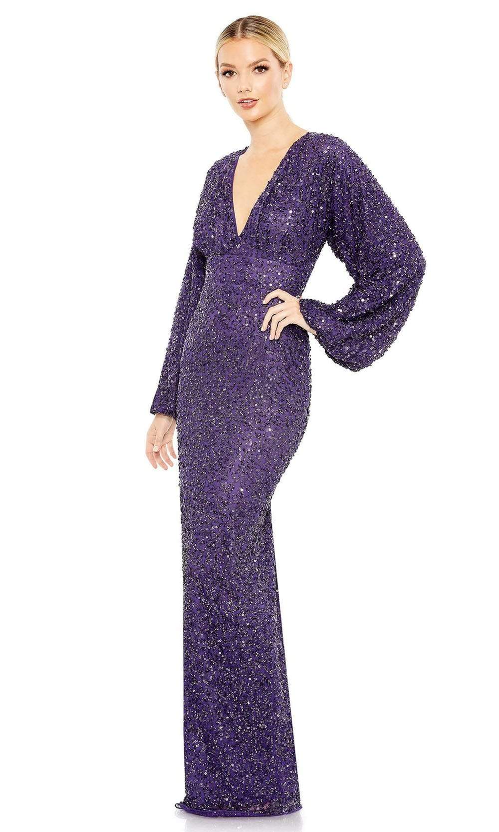 Mac Duggal 10791 - Sequined Sheath Dress