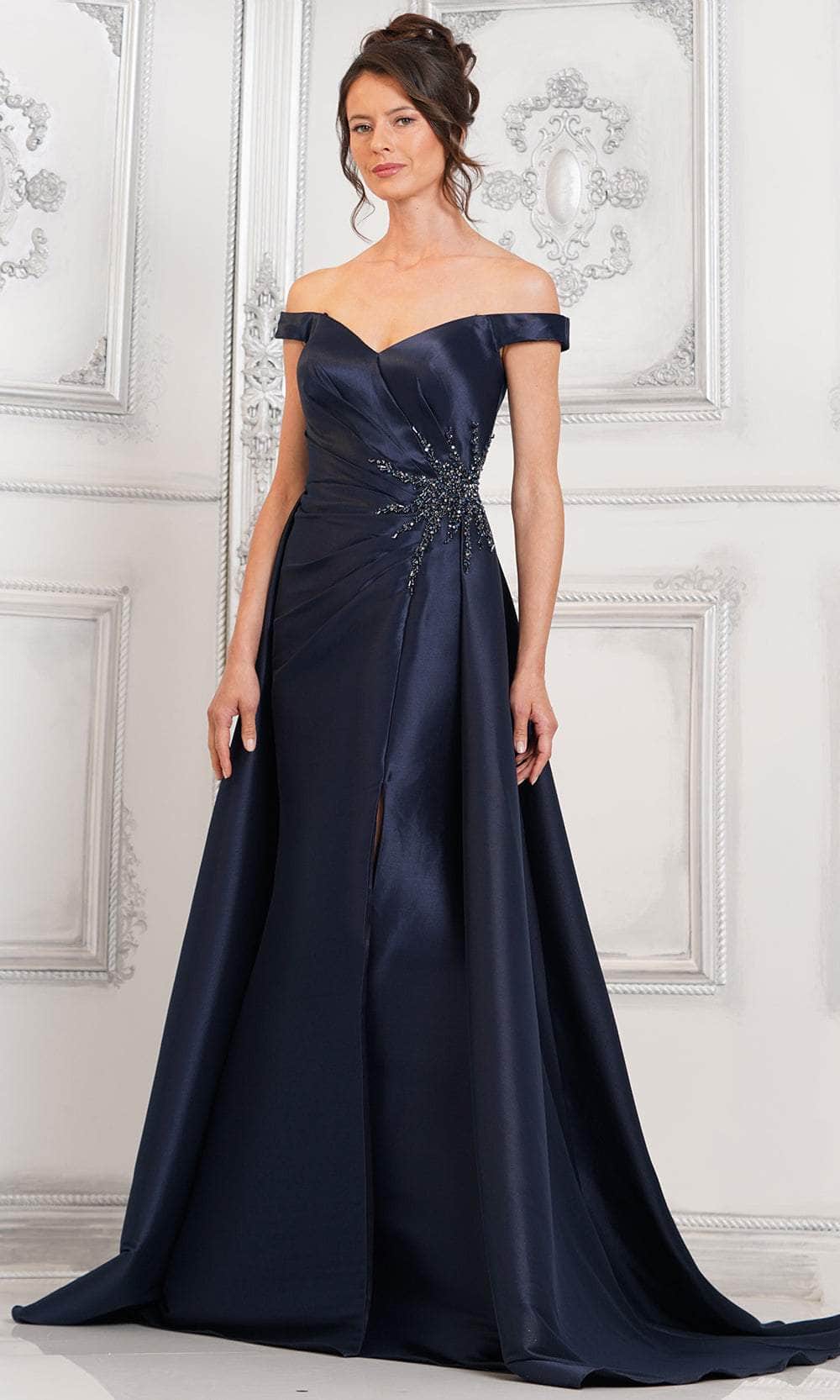 Marsoni MV1310 - Overskirt Ruched Evening Gown