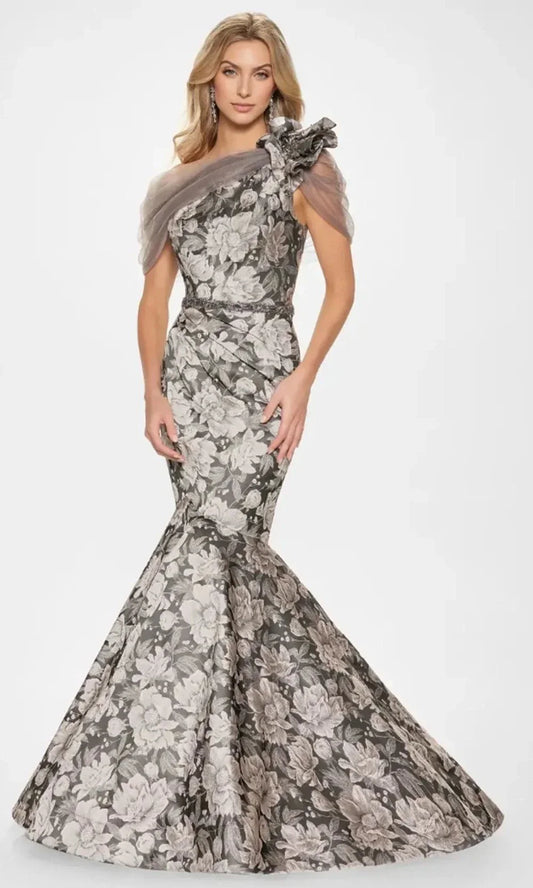 Montage Mon Cheri M853 - Mermaid Floral Dress