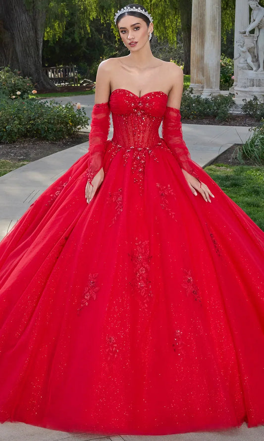 Ashley Lauren 30117 - Beaded Embroidered Sweetheart Ballgown