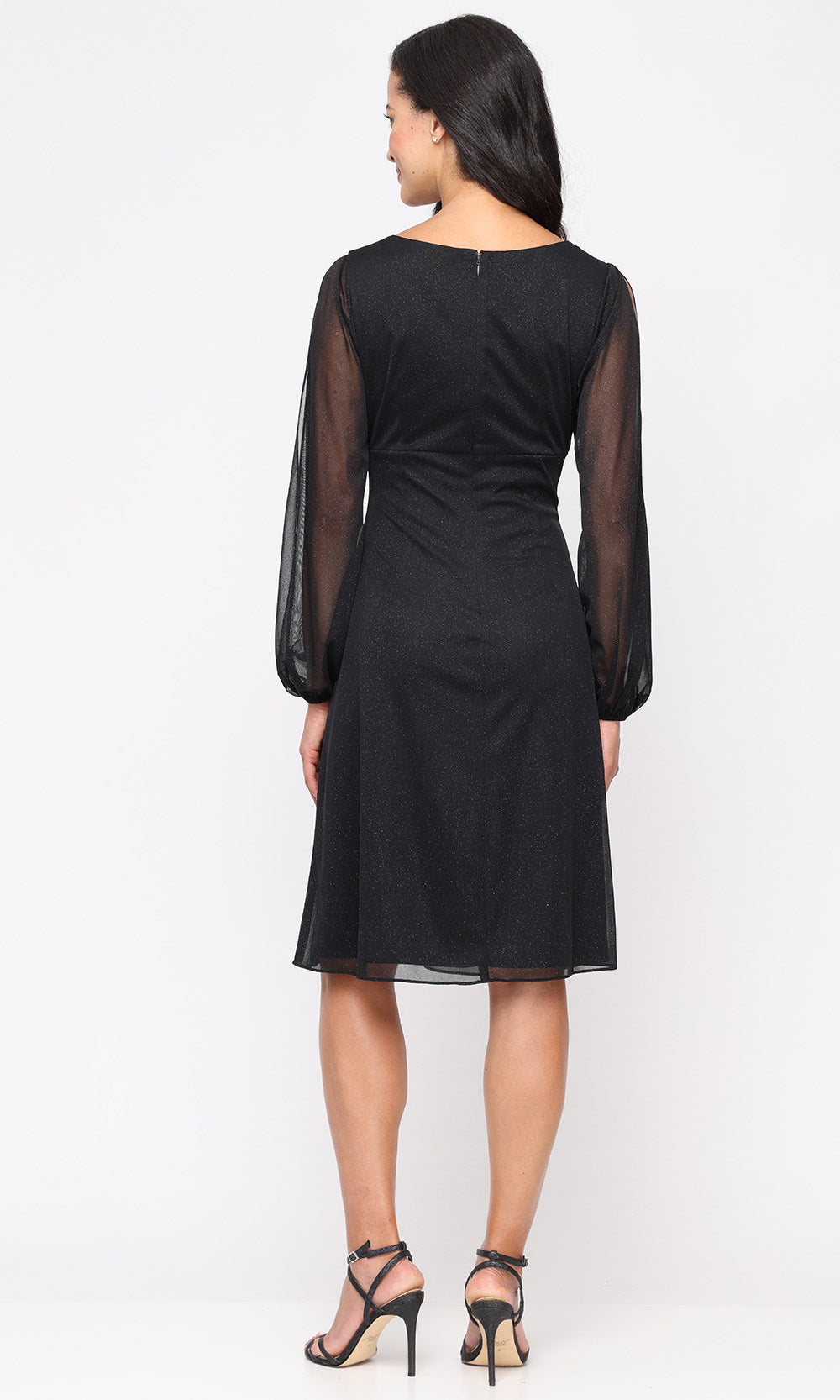 S.L. Fashions 9133273 - V-Neckline Empire Waist Formal Dress