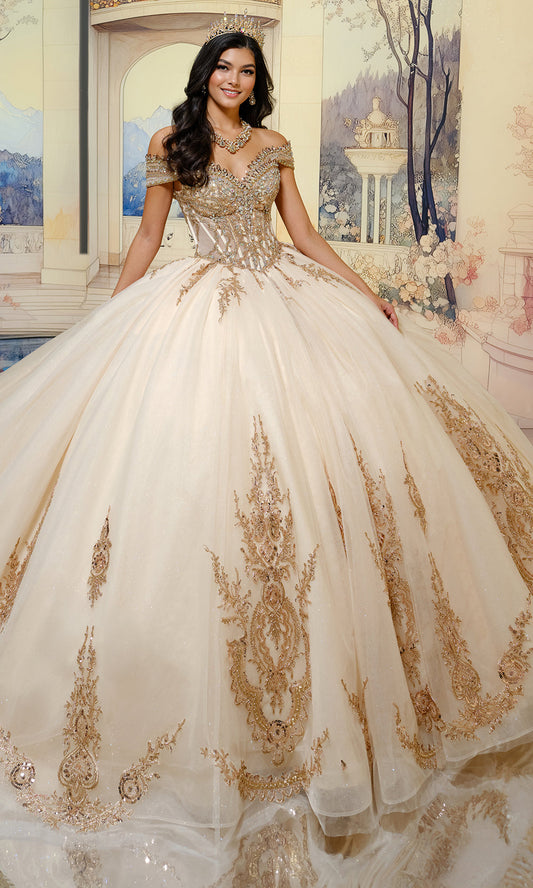 Princesa by Ariana Vara PR30211 - Sweetheart Beaded Ballgown with Back Bow